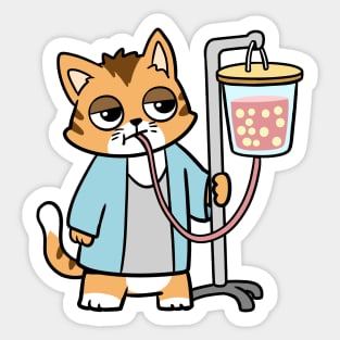 Boba Cat Sticker